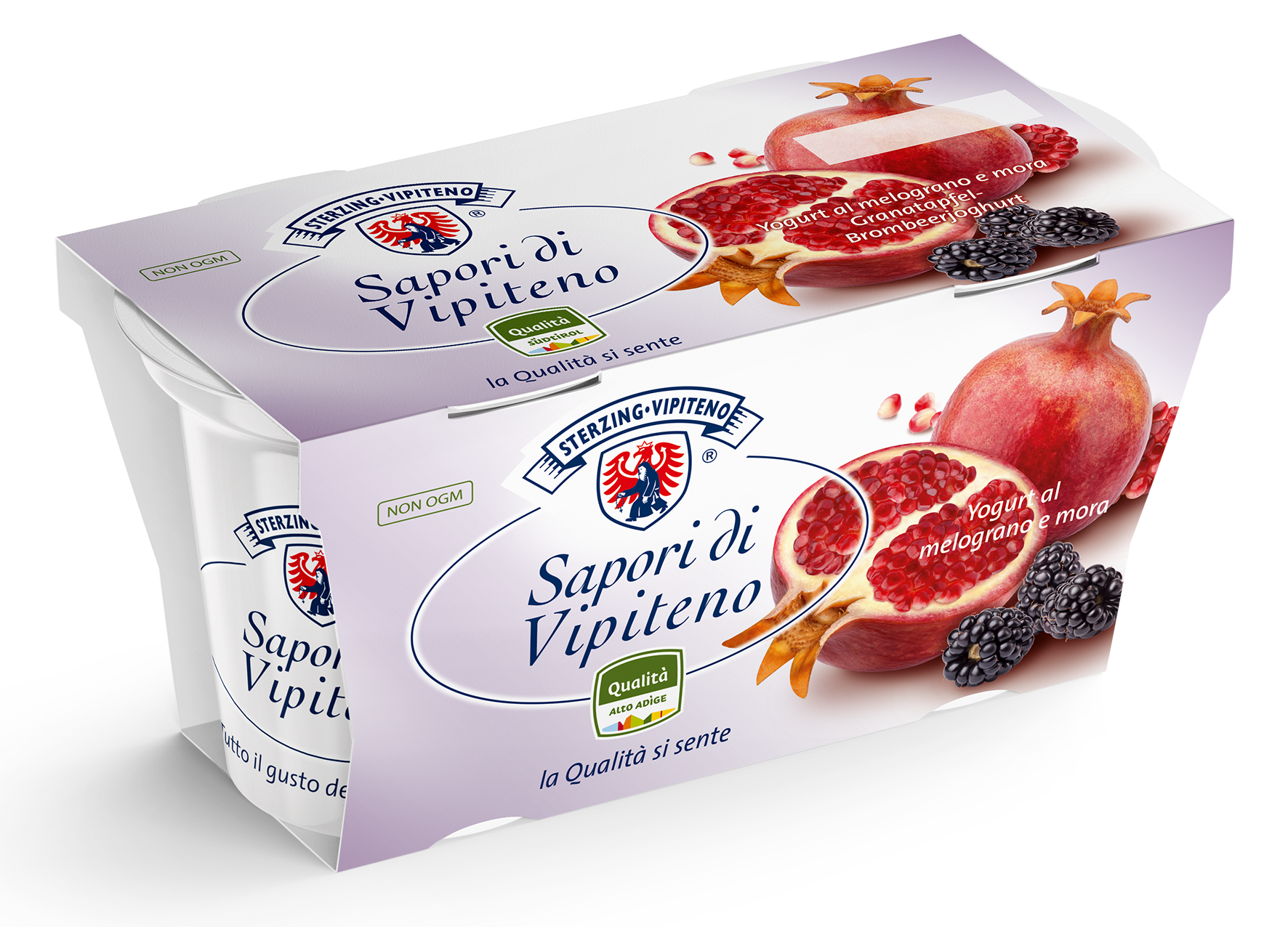 Joghurt Sterzinger Köstlichkeiten - 125g x2 - Granatapfel/Brombeere