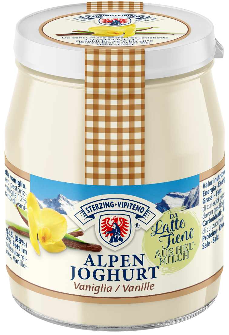 Alpenjoghurt Glas aus Heumilch G.T.S. - 150g - Vanille