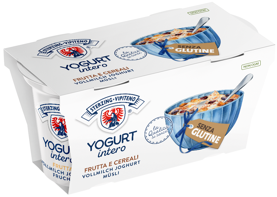 Vollmilchjoghurt - 125g x 2 - Müsli glutenfrei