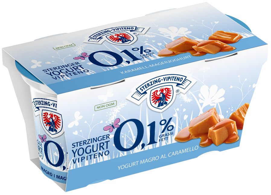 Magermilchjoghurt 0,1% - 125g x 2 - Karamell