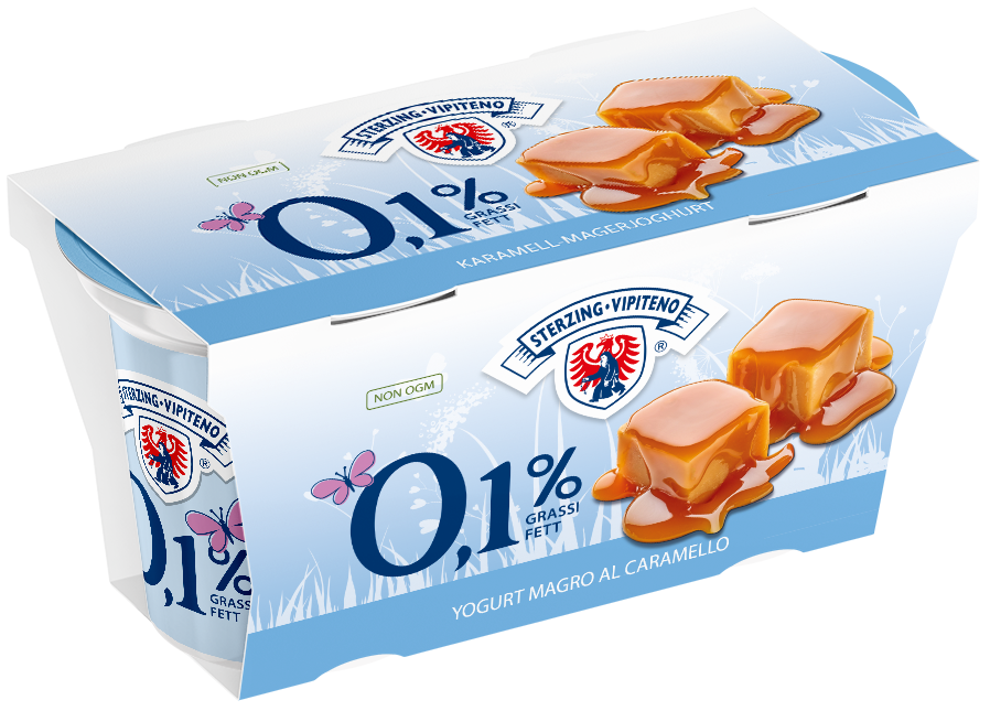 Magermilchjoghurt 0,1% - 125g x 2 - Karamell