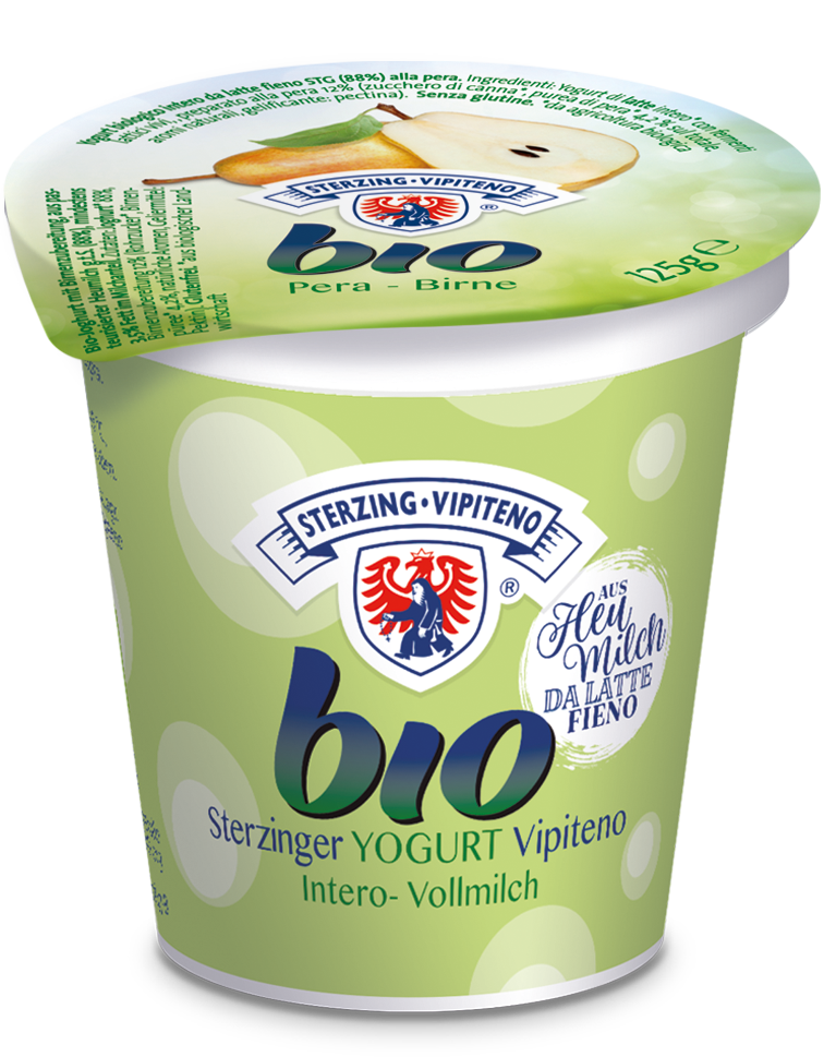 Bio Vollmilchjoghurt aus Heumilch g.t.S. - 125g - Birne