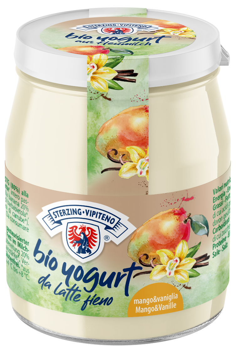 Bio Vollmilchjoghurt aus Heumilch g.t.S. - 150g - Mango/Vanille
