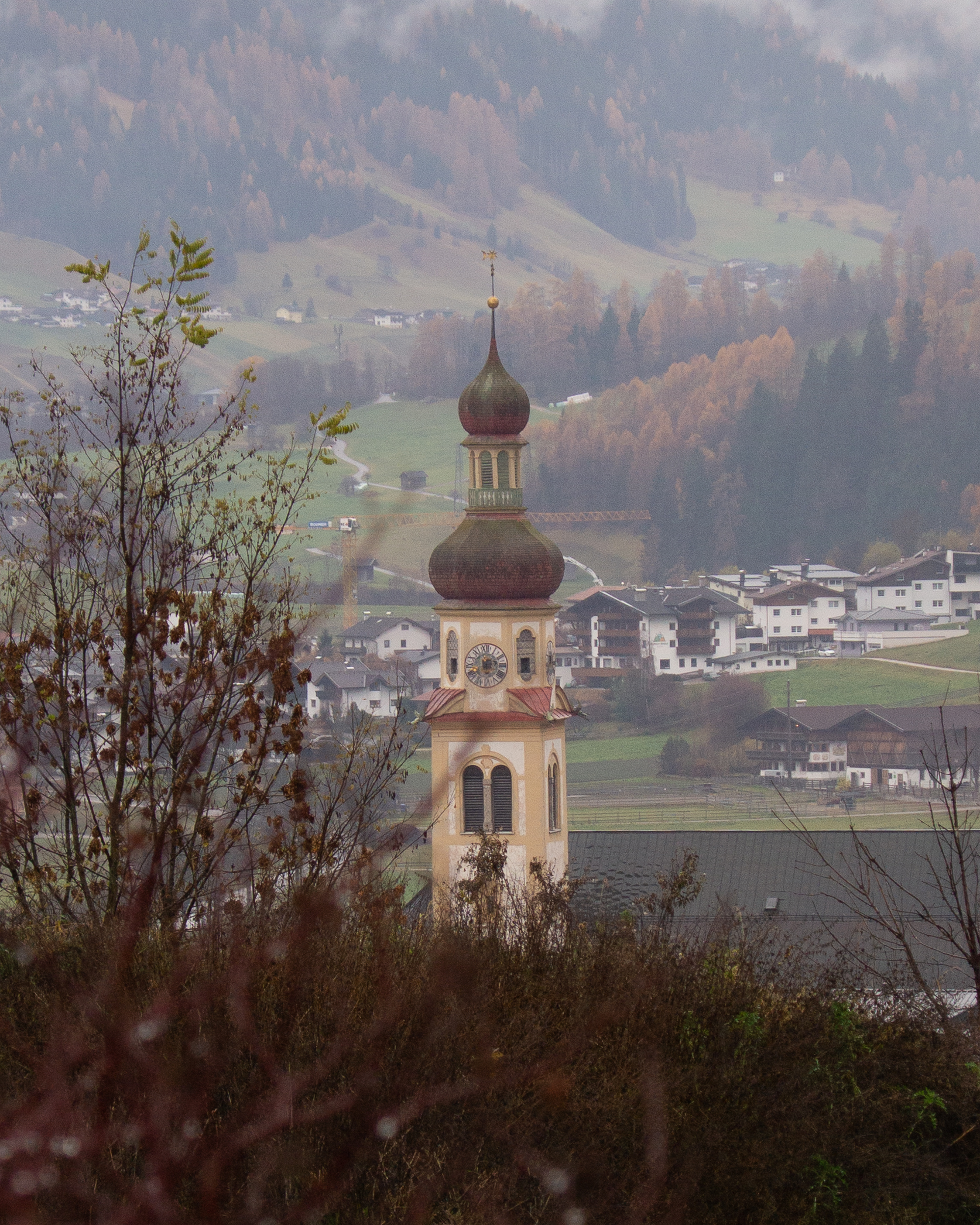 die Pfarrkirche "San Vito" in Fulpmes.