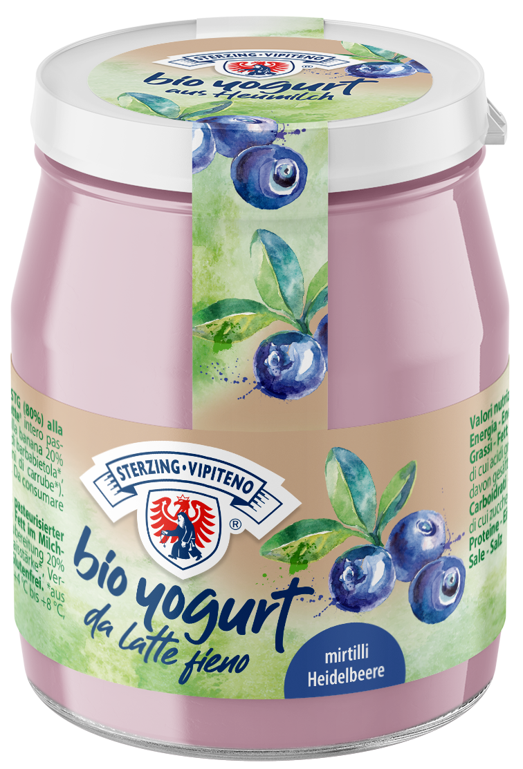Bio Vollmilchjoghurt aus Heumilch g.t.S. - 150g - Heidelbeer