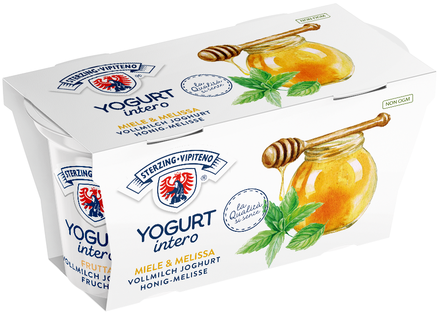 Vollmilchjoghurt - 125g x 2 - Honig/Melisse