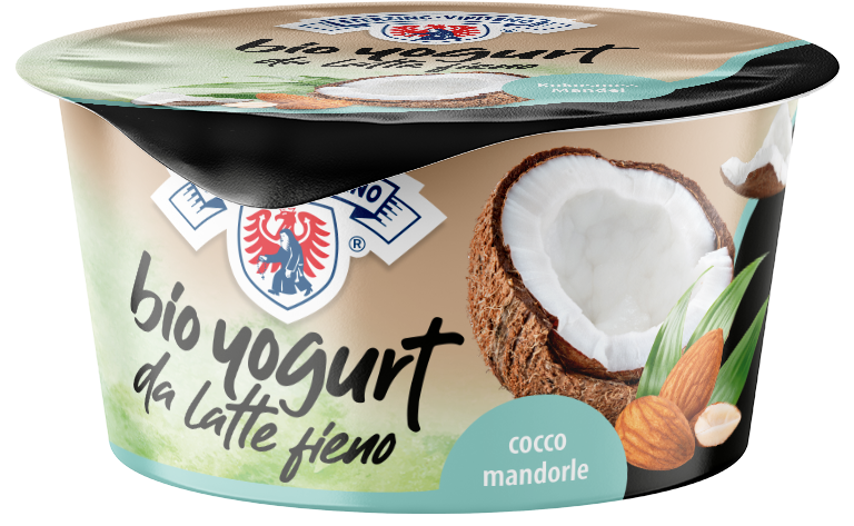 Bio Vollmilchjoghurt aus Heumilch g.t.S.- 170g - Kokosnuss/Mandeln