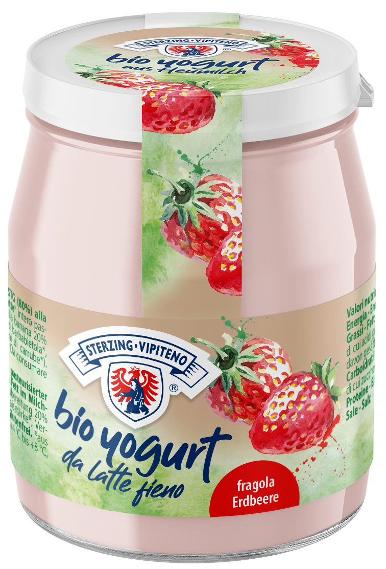 Bio Vollmilchjoghurt aus Heumilch g.t.S. - 150g - Erdbeer