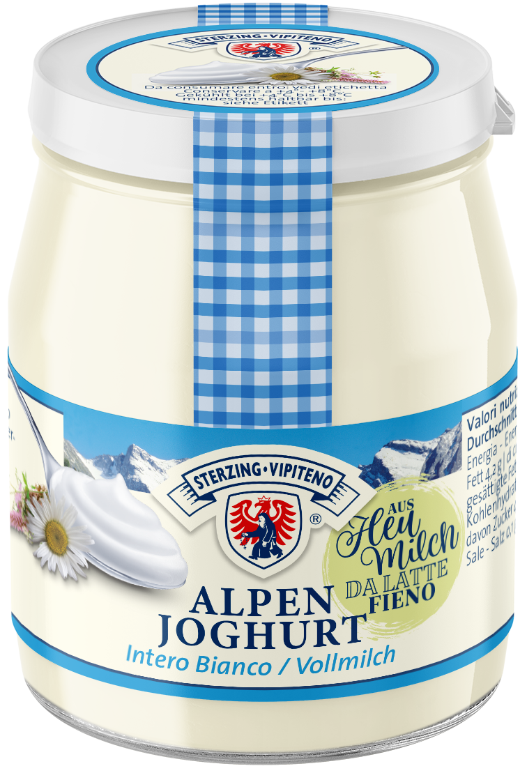 Alpenjoghurt Glas aus Heumilch g.t.S. - 150g - Natur