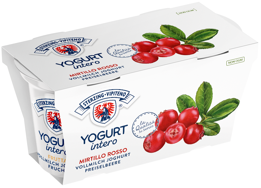 Vollmilchjoghurt - 125g x 2 - Preiselbeer