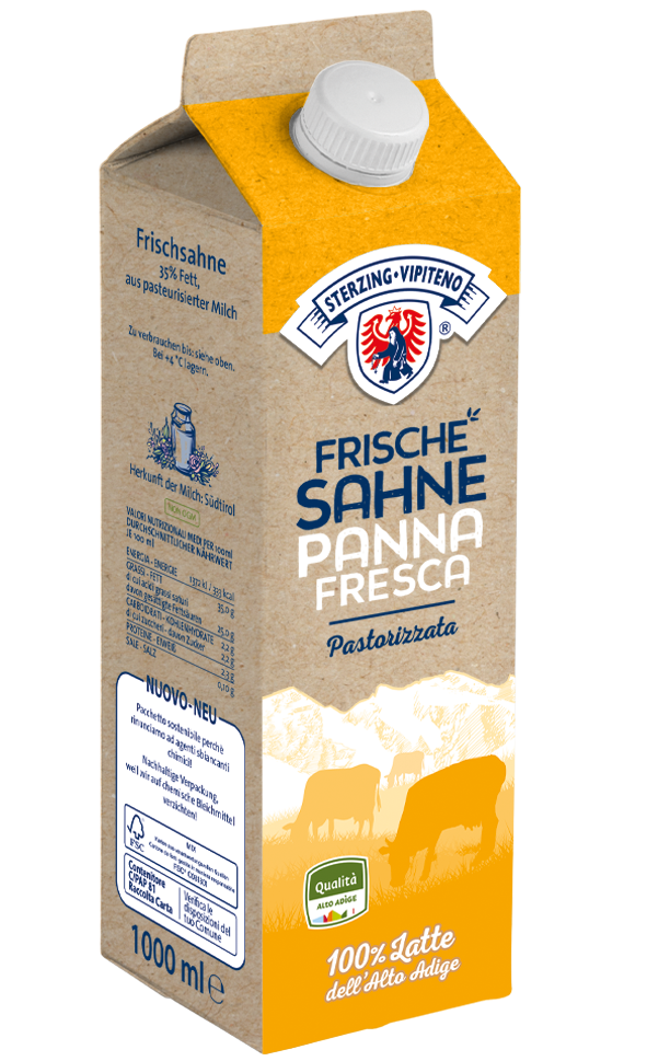 Sterzinger Frischsahne pasteurisiert - 1l