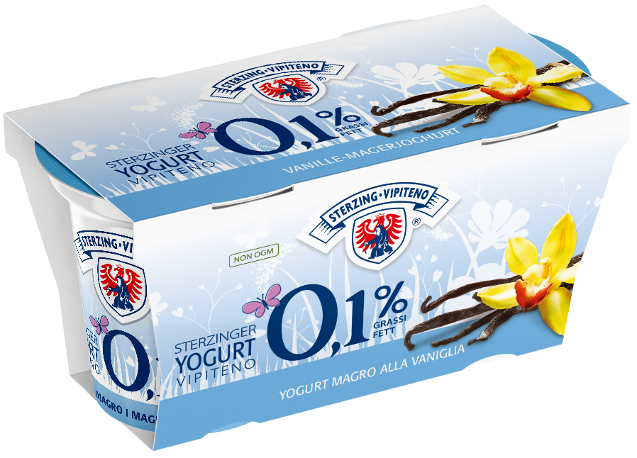 Magermilchjoghurt 0,1% - 125g x 2 - Vanille
