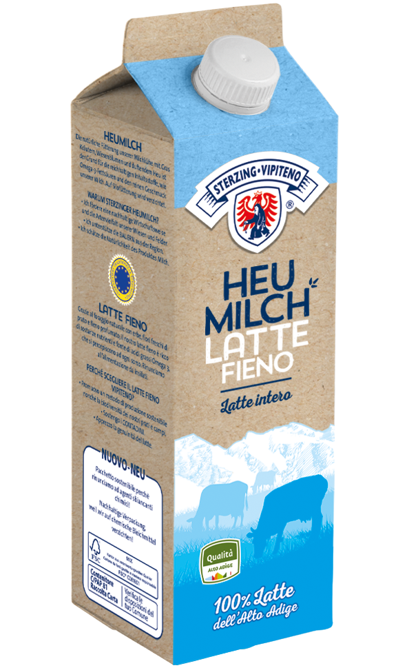 Sterzinger Heumilch - frische pasteurisierte Vollmilch - 1 lt
