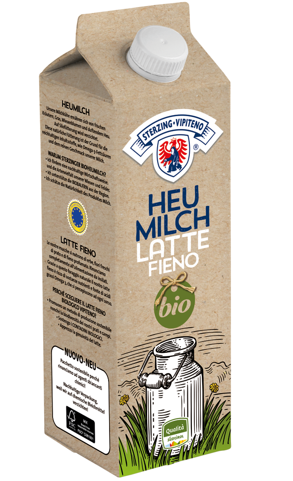 Sterzinger Frischmilch Bio Heumilch 3,5% - 1l
