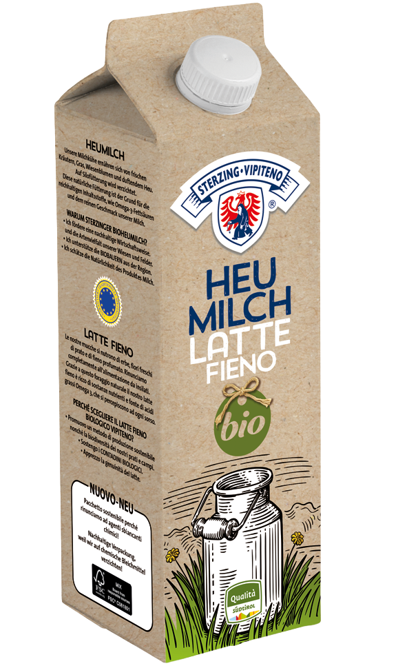 Sterzinger Frischmilch Bio Heumilch 3,5% - 1l