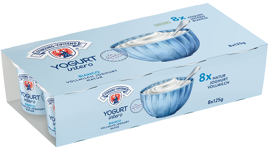 Vollmilchjoghurt - 125g x 8 - Natur