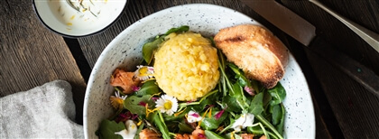 Salat mit Lachs