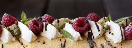 Himbeerroulade