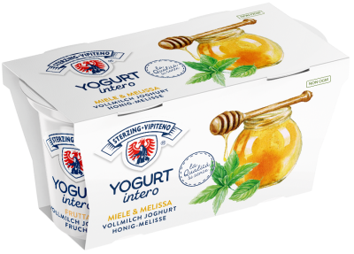 Vollmilchjoghurt - 125g x 2 - Honig/Melisse