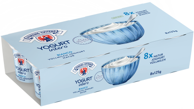 Vollmilchjoghurt - 125g x 8 - Natur