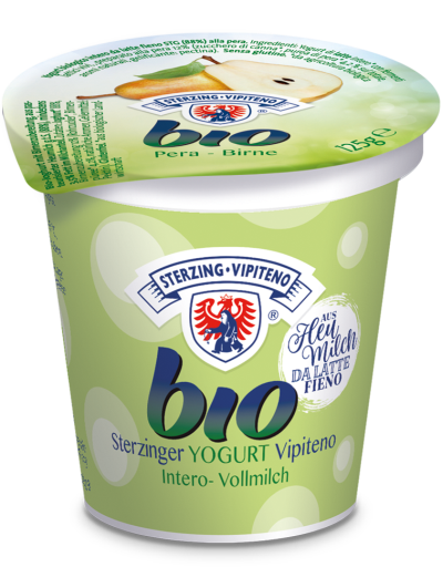 Bio Vollmilchjoghurt aus Heumilch g.t.S. - 125g - Birne