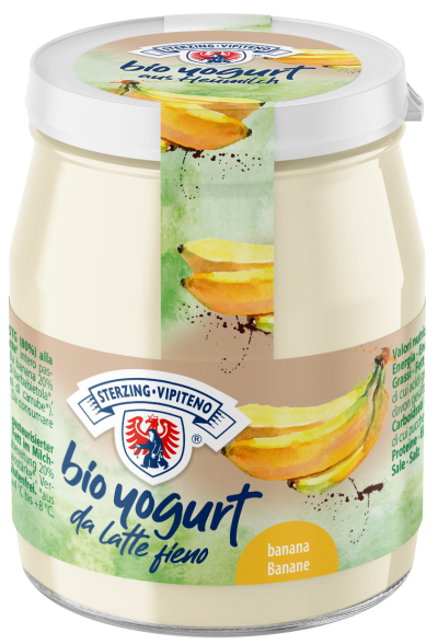 Bio Vollmilchjoghurt aus Heumilch g.t.S. - 150g - Banane