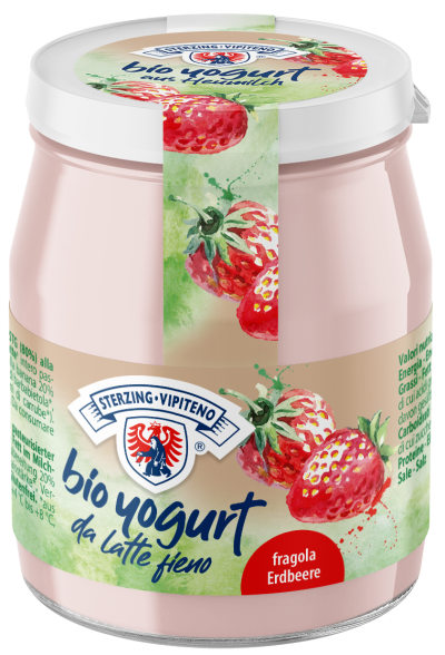 Bio Vollmilchjoghurt aus Heumilch g.t.S. - 150g - Erdbeer