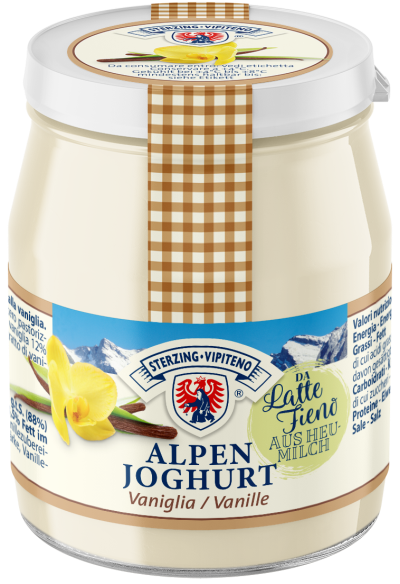 Alpenjoghurt Glas aus Heumilch G.T.S.  - 150g - Vanille