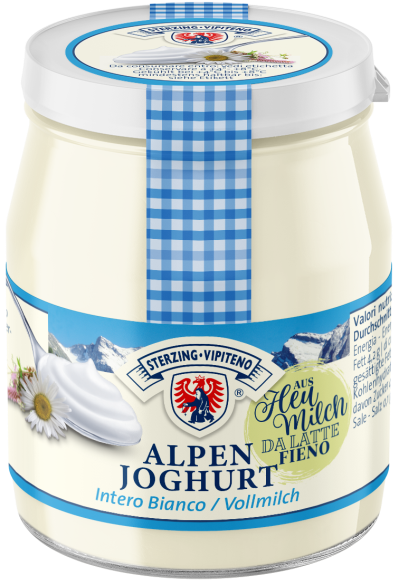 Alpenjoghurt Glas aus Heumilch g.t.S. - 150g - Natur